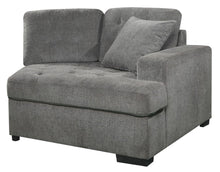 Load image into Gallery viewer, Homelegance Furniture Logansport Right Side Cuddler with 1 Pillow in Gray 9401GRY-RU image
