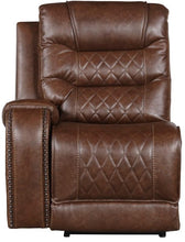 Load image into Gallery viewer, Homelegance Furniture Putnam Power Left Side Reclining Chair with USB Port in Brown 9405BR-LRPW image
