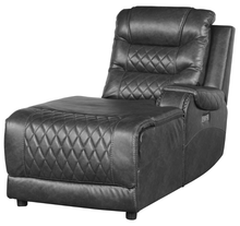 Load image into Gallery viewer, Homelegance Furniture Putnam Power Right Side Reclining Chaise with USB Port in Gray 9405GY-RCPW image
