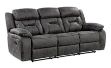 Load image into Gallery viewer, Homelegance Furniture Madrona Hill Double Reclining Sofa in Gray 9989GY-3 image
