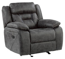 Load image into Gallery viewer, Homelegance Furniture Madrona Hill Glider Reclining Chair in Gray 9989GY-1 image
