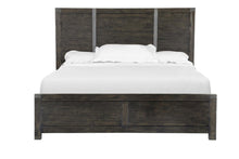 Load image into Gallery viewer, Magnussen Abington King Panel Bed in Weathered Charcoal image
