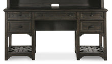 Load image into Gallery viewer, Magnussen Bellamy Desk Base in Peppercorn image
