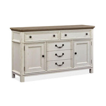 Load image into Gallery viewer, Magnussen Furniture Bellevue Manor Buffet in White Weathered Shutter
