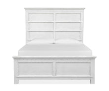 Load image into Gallery viewer, Magnussen Furniture Bellevue Manor California King Panel Bed in Weathered Shutter White image
