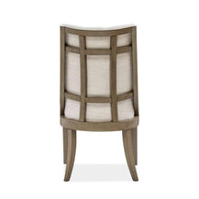 Load image into Gallery viewer, Magnussen Furniture Bellevue Manor Dining Arm Chair in White Weathered Shutter
