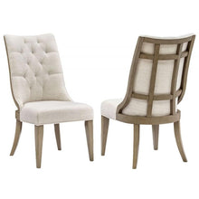 Load image into Gallery viewer, Magnussen Furniture Bellevue Manor Dining Arm Chair in White Weathered Shutter
