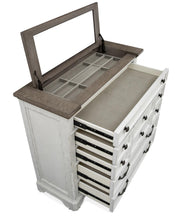Load image into Gallery viewer, Magnussen Furniture Bellevue Manor Jewelry Chest in Weathered Shutter White
