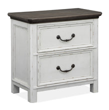 Load image into Gallery viewer, Magnussen Furniture Bellevue Manor Nightstand in Weathered Shutter White

