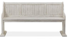 Load image into Gallery viewer, Magnussen Furniture Bronwyn Bench w/Back in Alabaster
