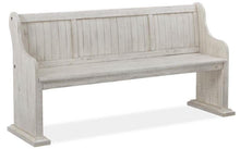Load image into Gallery viewer, Magnussen Furniture Bronwyn Bench w/Back in Alabaster
