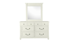 Load image into Gallery viewer, Magnussen Furniture Brookfield Square Mirror in Cotton White
