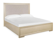 Load image into Gallery viewer, Magnussen Furniture Chantelle California King Upholstered Panel Bed in Champagne image

