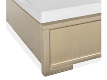 Load image into Gallery viewer, Magnussen Furniture Chantelle California King Upholstered Panel Bed in Champagne
