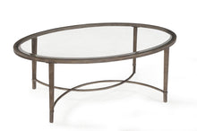 Load image into Gallery viewer, Magnussen Furniture Copia Oval Cocktail Table in Antiqued Silver image
