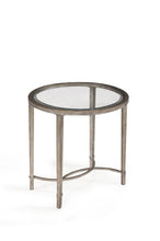 Load image into Gallery viewer, Magnussen Furniture Copia Oval End Table in Antiqued Silver image

