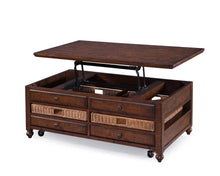 Load image into Gallery viewer, Magnussen Furniture Cottage Lane Rectangular Lift-top Cocktail Table in Coffee
