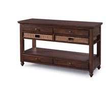 Load image into Gallery viewer, Magnussen Furniture Cottage Lane Sofa Table in Coffee image
