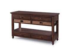 Load image into Gallery viewer, Magnussen Furniture Cottage Lane Sofa Table in Coffee
