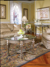 Load image into Gallery viewer, Magnussen Furniture Galloway Round End Table in Subtle Gold 37504
