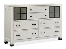 Load image into Gallery viewer, Magnussen Furniture Harper Springs Door Dresser in Silo White image

