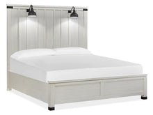 Load image into Gallery viewer, Magnussen Furniture Harper Springs Queen Panel Bed in Silo White image
