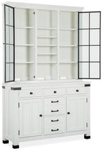 Load image into Gallery viewer, Magnussen Furniture Harper Springs Server and Hutch in Silo White image
