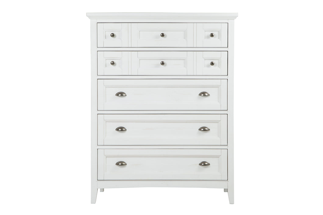 Magnussen Furniture Heron Cove Drawer Chest in Chalk White