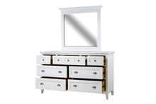 Load image into Gallery viewer, Magnussen Furniture Heron Cove Landscape Mirror in Chalk White
