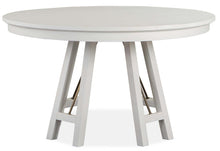 Load image into Gallery viewer, Magnussen Furniture Heron Cove Round Dining Table in Chalk White image
