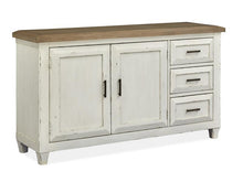 Load image into Gallery viewer, Magnussen Furniture Hutcheson Buffet in Berkshire Beige and Homestead White D5164-1 image
