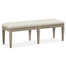 Load image into Gallery viewer, Magnussen Furniture Lancaster Bench with Upholstered Seat in Dovetail Grey image
