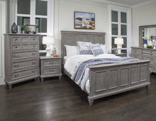 Load image into Gallery viewer, Magnussen Furniture Lancaster California King Panel Bed in  Dove Tail Grey
