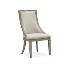 Load image into Gallery viewer, Magnussen Furniture Lancaster Dining Arm Chair in Dovetail Grey image
