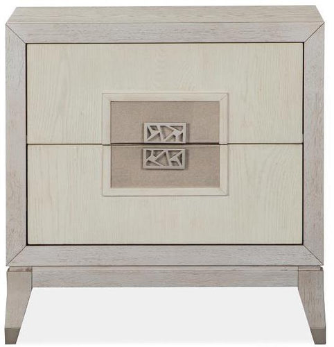 Magnussen Furniture Lenox 2 Drawer Nightstand in Acadia White image