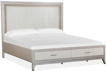 Load image into Gallery viewer, Magnussen Furniture Lenox Cal King Storage Bed in Acadia White
