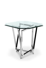 Load image into Gallery viewer, Magnussen Furniture Lenox Square Octoganal End Table in Nickel T3790-09
