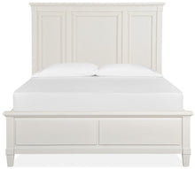 Load image into Gallery viewer, Magnussen Furniture Lola Bay Queen Panel Bed in Seagull White image
