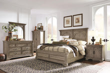 Load image into Gallery viewer, Magnussen Furniture Milford Creek California King Panel Bed in Lark Brown
