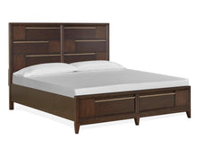 Load image into Gallery viewer, Magnussen Furniture Modern Geometry King Panel Storage Bed in French Roast
