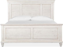 Load image into Gallery viewer, Magnussen Furniture Newport King Shutter Panel Bed in Alabaster image
