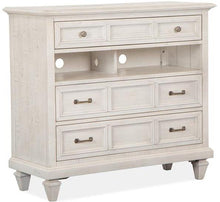 Load image into Gallery viewer, Magnussen Furniture Newport Media Chest in Alabaster
