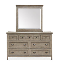 Load image into Gallery viewer, Magnussen Furniture Paxton Place Landscape Mirror in Dovetail Grey
