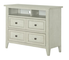 Load image into Gallery viewer, Magnussen Furniture Raelynn Media Chest in Weathered White

