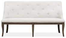 Load image into Gallery viewer, Magnussen Furniture Roxbury Manor Bench w/Upholstered Seat &amp; Back in Homestead Brown image
