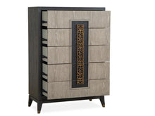 Load image into Gallery viewer, Magnussen Furniture Ryker Drawer Chest in Nocturn Black/Coventry Grey
