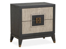 Load image into Gallery viewer, Magnussen Furniture Ryker Drawer Nightstand in Nocturn Black/Coventry Grey image

