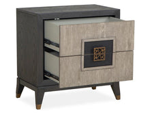 Load image into Gallery viewer, Magnussen Furniture Ryker Drawer Nightstand in Nocturn Black/Coventry Grey
