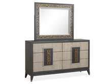 Load image into Gallery viewer, Magnussen Furniture Ryker Landscape Mirror in Nocturn Black/Coventry Grey image
