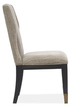 Load image into Gallery viewer, Magnussen Furniture Ryker Upholstered Host Side Chair in Nocturn Black (Set of 2)
